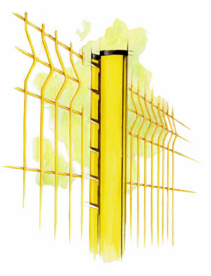 Panel Modulhegn, Design stolper med unikt lsesystem. Der umuligr demontering, adskillelse fra hegnsstolper, nr hegnet frst er installeret. Design Panel Hegn DATA