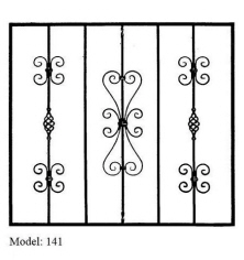 smedejern: Smedejernsgel�nder, Smedejerns- Port L�ge,  Model 141