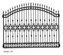 smedejern: Smedejernsgel�nder, Smedejerns- Port L�ge,  Model 150