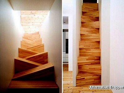 Alternative Moderne Trapper:�Flot trappe, men nok ikke sagen hvis man g�r i s�vne !