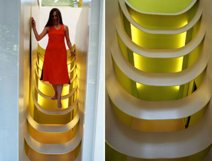 Meget Alternativ Design-trappe som nok krver lidt tilvnning, at leve med.
