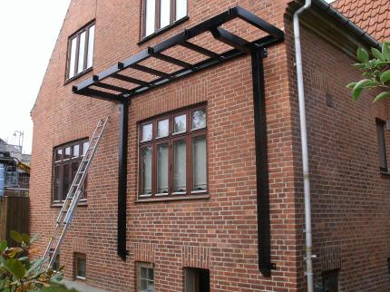 Montering af altan basis stl-skelet.