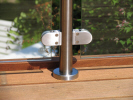Terrasse: Elegante Glasbeslag.
