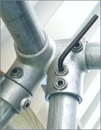 Clamp,system gelænder galvaniseret