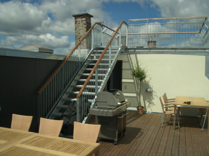 Tagterrasse i 2 niveauer kbenhavn