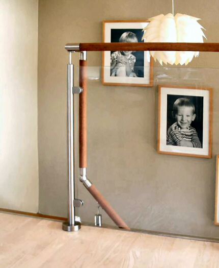 Crosinox TrappeGelænder Rækværk - Håndliste i Mahogny.,RÆKVÆRK ...